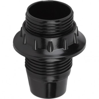 Патрон E14 ЭРА с кольцом бакелит черн. (х50) (50/200/5600) Б0044080